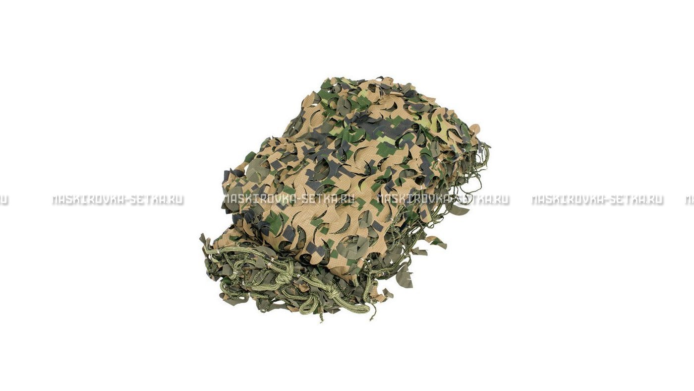 Массеть Camosystems Пейзаж-Профи Лес 3D 1,8х3 м  – купить по цене 3850 руб. в интернет-магазине в городе Тверь картинка 6