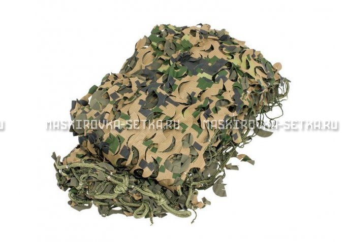 Массеть Camosystems Пейзаж-Профи Лес 3D 1,8х3 м  – купить по цене 3850 руб. в интернет-магазине в городе Тверь картинка 1