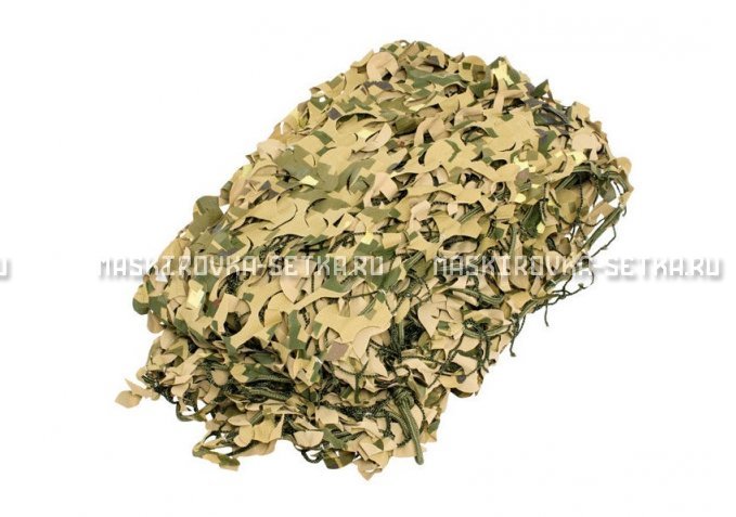 Массеть Camosystems Пейзаж-Профи Милитари 3D 1,8х3 м  – купить по цене 3850 руб. в интернет-магазине в городе Тверь картинка 1