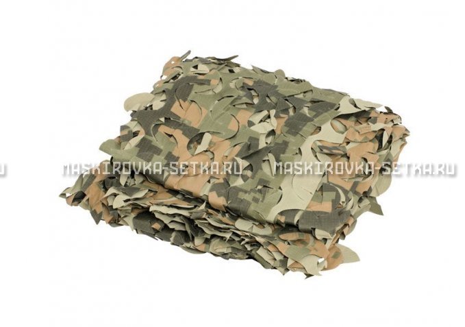 Сетка Camosystems Пейзаж Полынь 3D 2,4х3 м  – купить по цене 3100 руб. в интернет-магазине в городе Тверь картинка 1