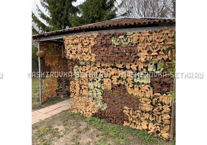Маскировочная сеть МКТ-2П Поле 3х6 м – купить по цене 4400 руб. в интернет-магазине в городе Тверь картинка 2