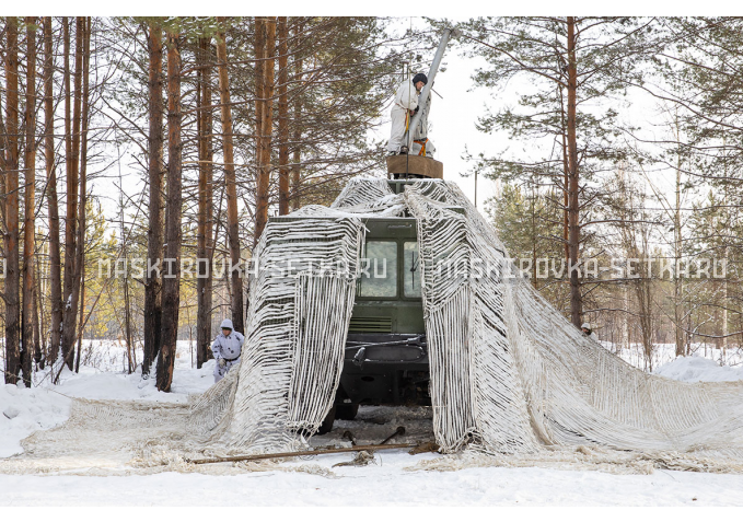 Маскировочный комплект МКТ-2С Снег 9х12 м без АП – купить по цене 29500 руб. в интернет-магазине в городе Тверь картинка 3