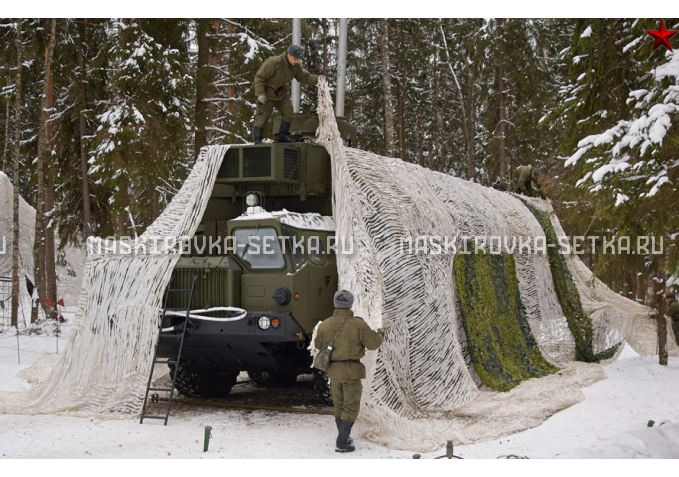 Маскировочный комплект МКТ-2С Снег 9х12 м без АП – купить по цене 29500 руб. в интернет-магазине в городе Тверь картинка 8