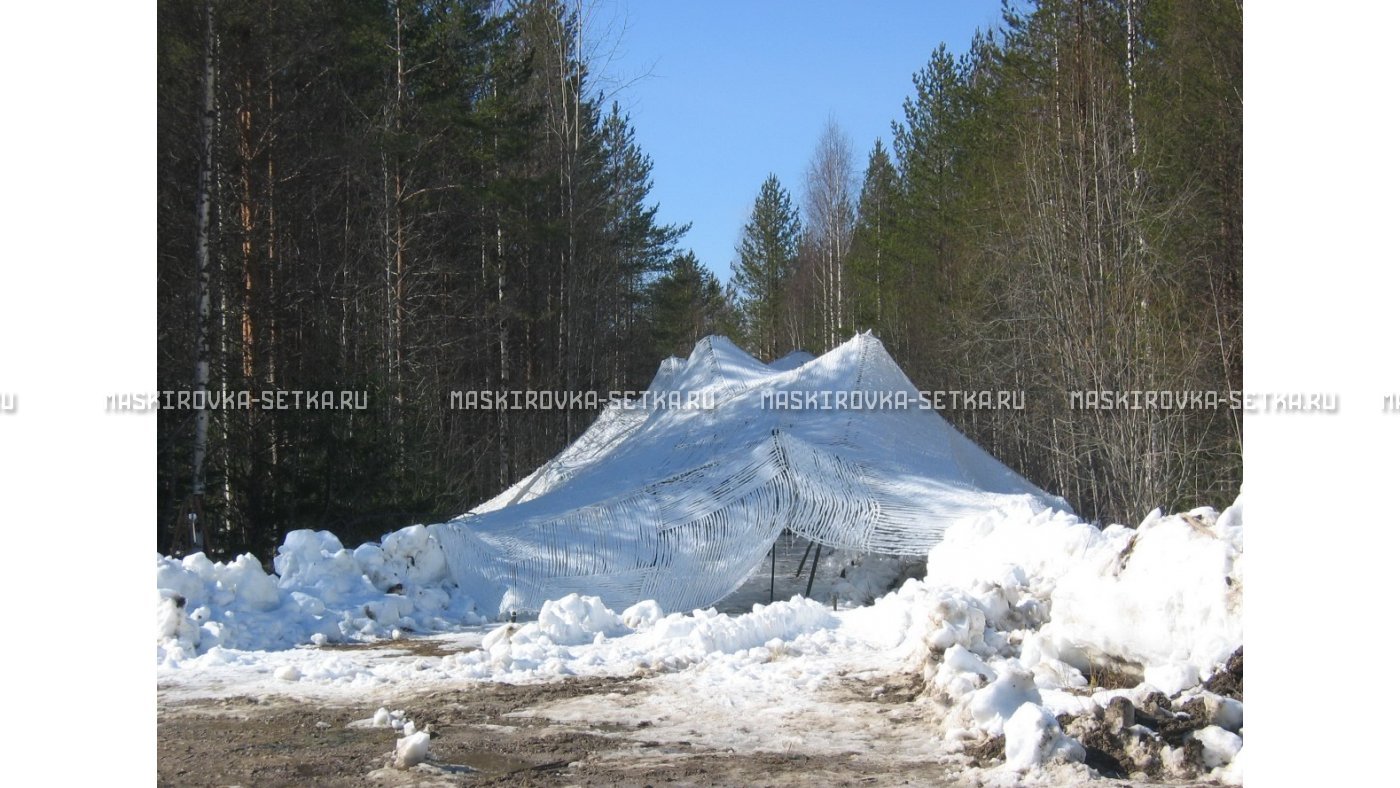 Маскировочная сеть МКТ-2С Снег 3х6 м – купить по цене 4400 руб. в интернет-магазине в городе Тверь картинка 18