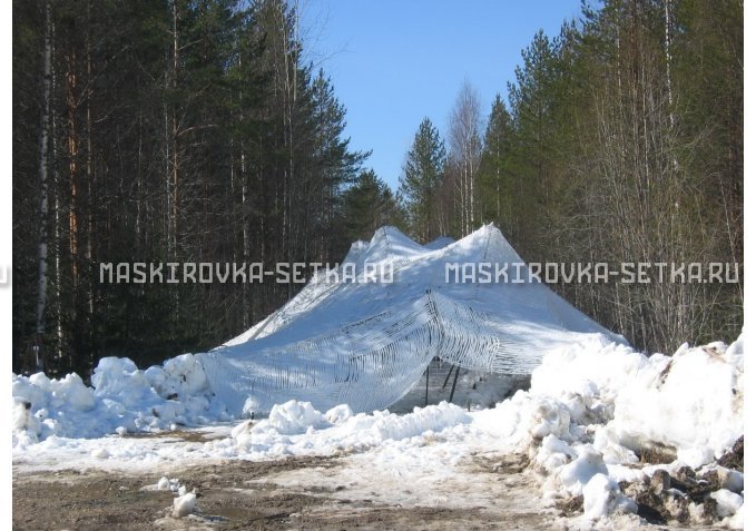 Маскировочная сеть МКТ-2С Снег 3х6 м – купить по цене 4400 руб. в интернет-магазине в городе Тверь картинка 3