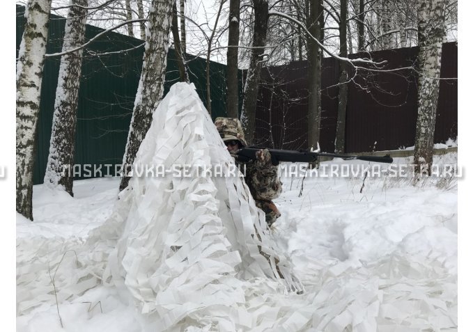 Маскировочная сеть МКТ-2С Снег 3х6 м – купить по цене 4400 руб. в интернет-магазине в городе Тверь картинка 2