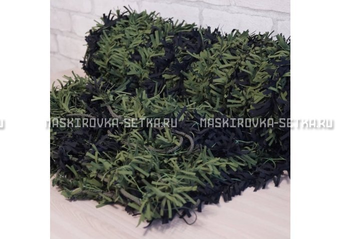 Маскировочная сеть Зеленя 2х3 м (зелено-черная) – купить по цене 3200 руб. в интернет-магазине в городе Тверь картинка 4